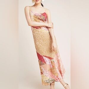 Anthropologie Kachel Paisley Patchwork Dress